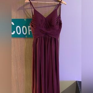 JJ’s House Cabernet bridesmaid dress